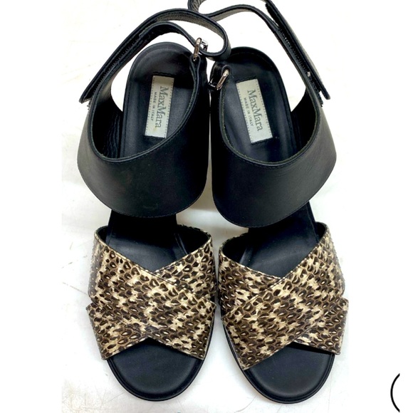 MaxMara Shoes - MaxMara Snake skin Women's heels size 6.5 🐍